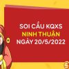 Soi cầu xổ số Ninh Thuận ngày 20/5/2022 thứ 6 hôm nay