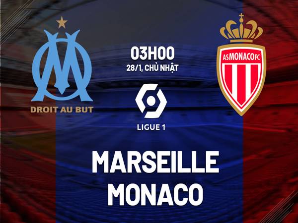 Nhận định trận Marseille vs Monaco